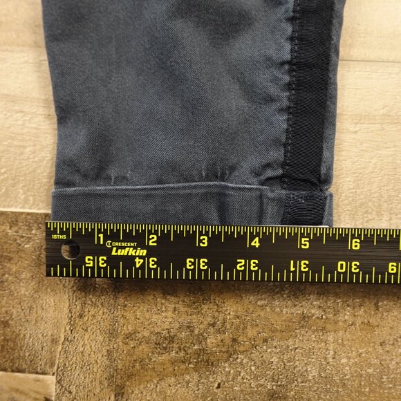 Paige Christy High Rise Crop Pants Women’s 30 Navy Lyocell Stretch - Picture 10 of 14